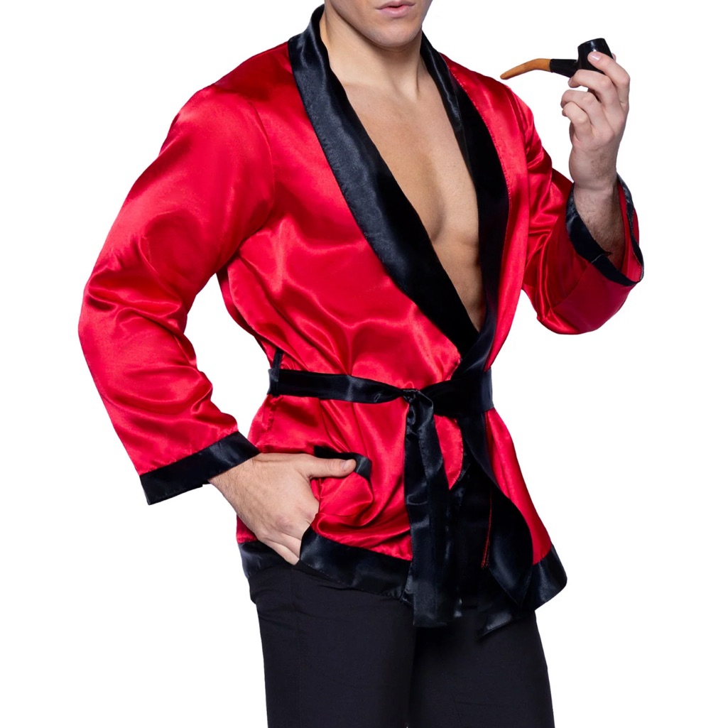 Men's Smoking Jacket Costume By Leg Avenue